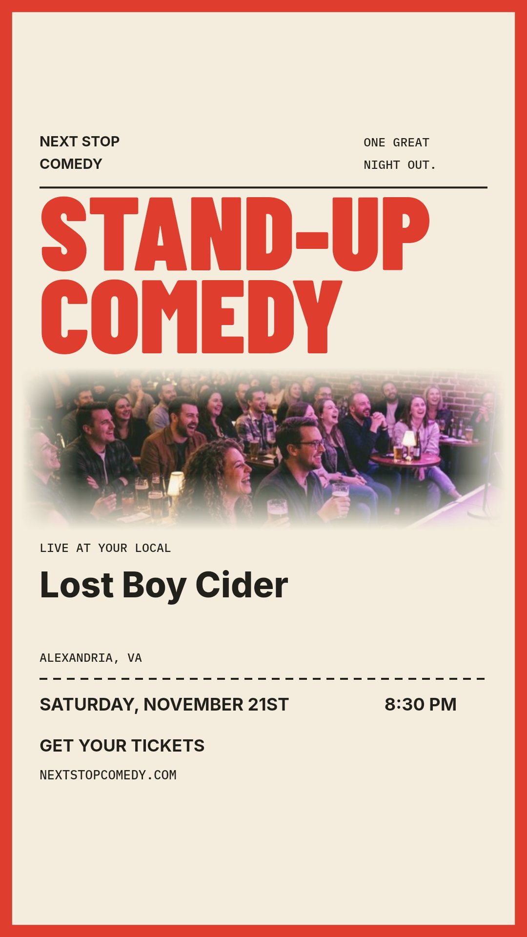 Comedy Night with Next Stop Comedy