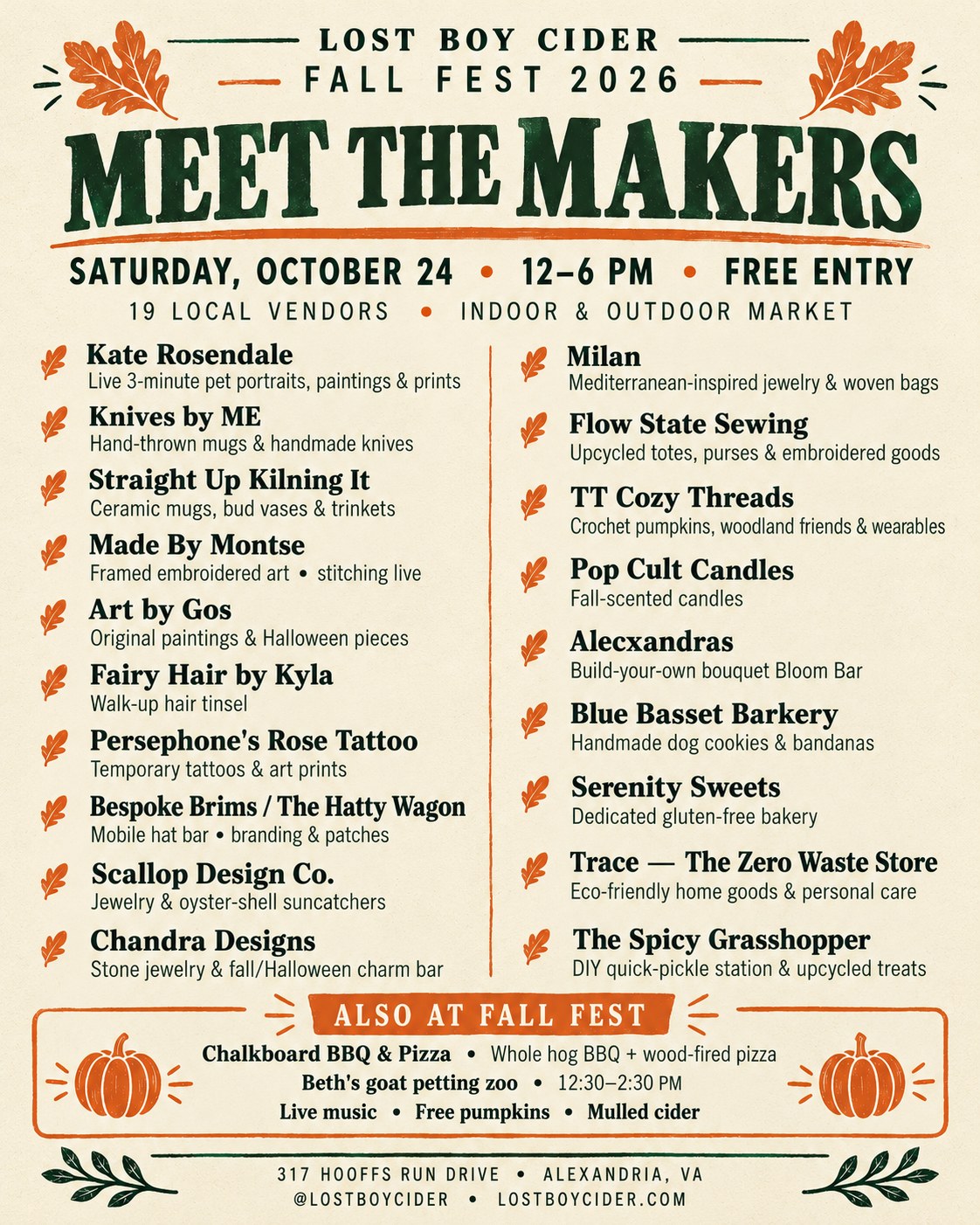 Fall Fest flyer