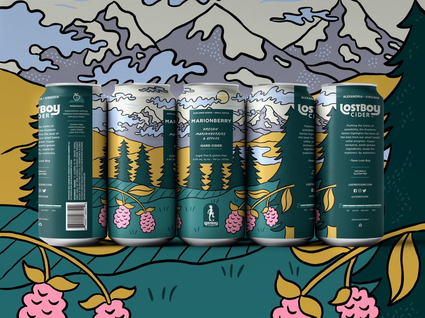 Marionberry cans